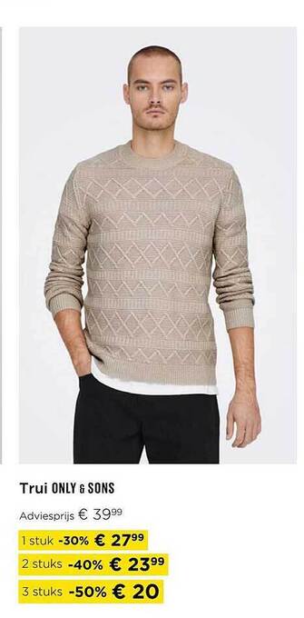 Molecule Trui only & sons aanbieding