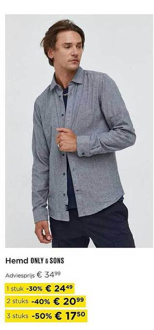 Hemd only & sons