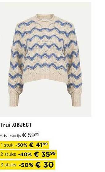 Molecule Trui object aanbieding