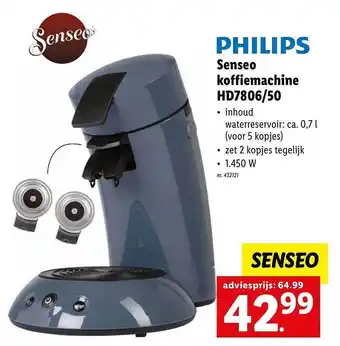 Lidl Philips senseo koffiemachine aanbieding