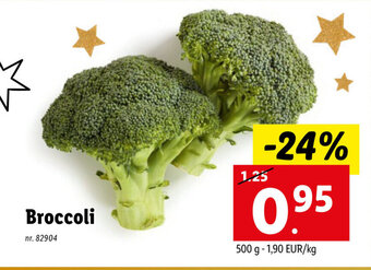 Lidl Broccoli 500g aanbieding