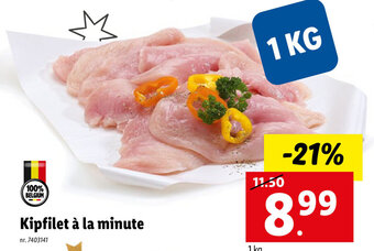 Lidl Kipfilet a la minute aanbieding