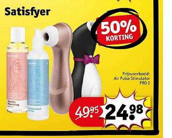 Kruidvat Satisfyer aanbieding