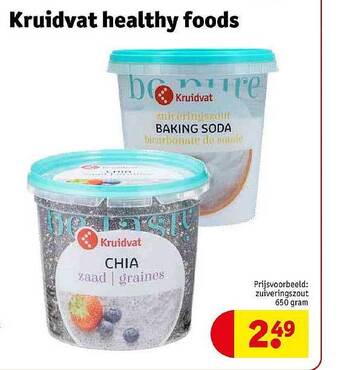 Kruidvat Kruidvat healthy foods aanbieding