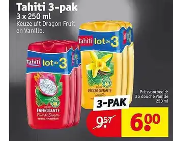 Kruidvat Tahiti 3pak aanbieding