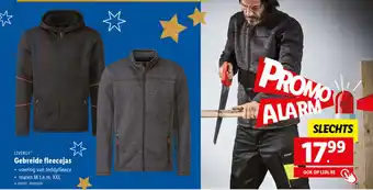 Lidl Livergy gebreide fleecejas aanbieding