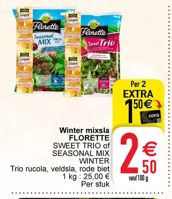 Cora Winter mixsla florette aanbieding