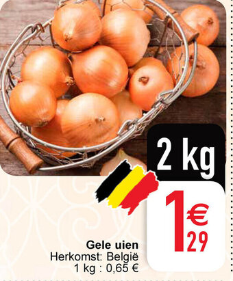 Cora Gele uien aanbieding