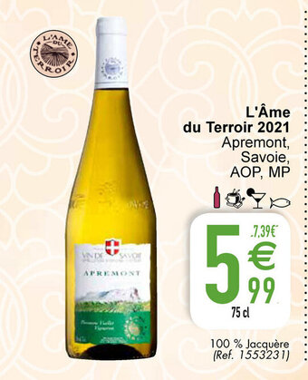 Cora L'ame du terroir 2021 75cl aanbieding