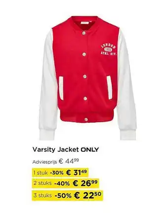 Molecule Varsity jacket only aanbieding
