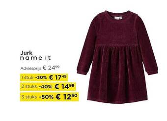 Molecule Jurk name it aanbieding