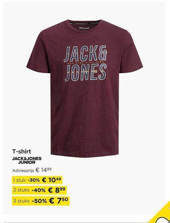 Molecule Tshirt jack&jones junior aanbieding