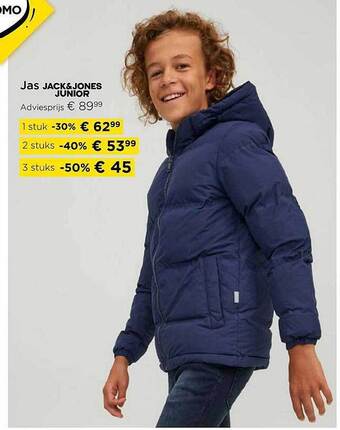 Molecule Jas jack&jones junior aanbieding