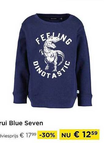 Trui blue seven
