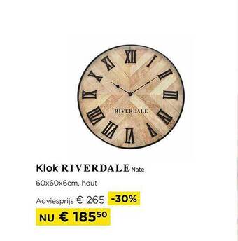 Molecule Klok riverdale nate aanbieding
