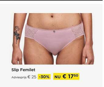 Slip femilet