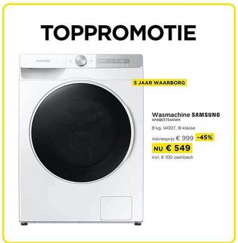 Molecule Wasmachine samsung aanbieding