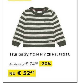 Molecule Trui baby tommy hilfiger aanbieding