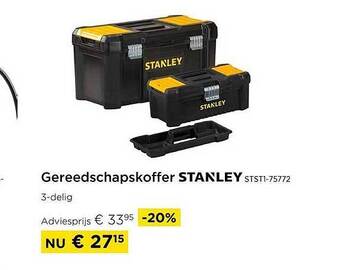 Molecule Gereedschapskoffer stanley aanbieding