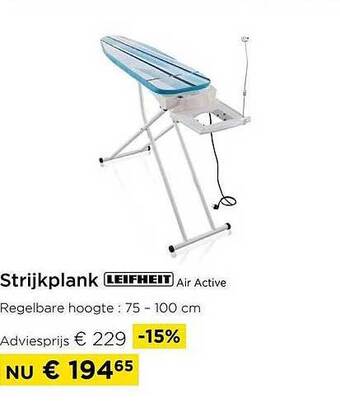 Molecule Strijkplank leifheit aanbieding
