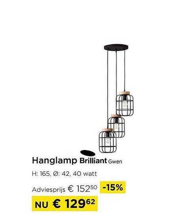 Molecule Hanglamp brilliant gwen aanbieding