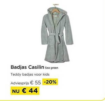 Molecule Badjas casilin sea green aanbieding
