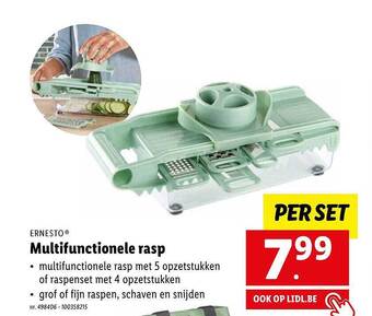 Lidl Ernesto multifunctionele rasp aanbieding
