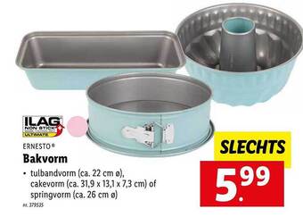 Lidl Ernesto bakvorm aanbieding