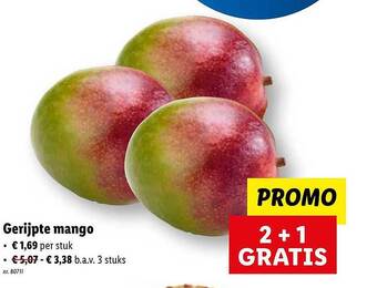 Lidl Gerijpte mango aanbieding