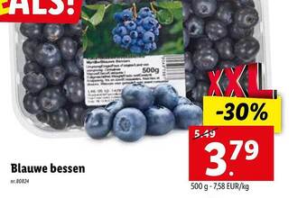 Lidl Blauwe bessen aanbieding