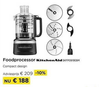 Foodprocessor kitchenaid