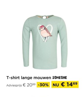 Molecule T-shirt lange mouwen someone aanbieding