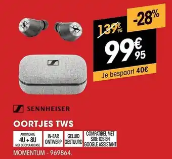 Electro Depot Oortjes tws aanbieding