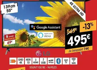 Electro Depot Lg 4k ultra hd-tv aanbieding
