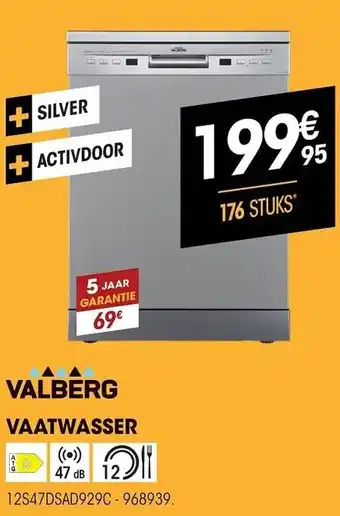 Electro Depot Vaatwasser 12s4dsad929c- 96839 aanbieding