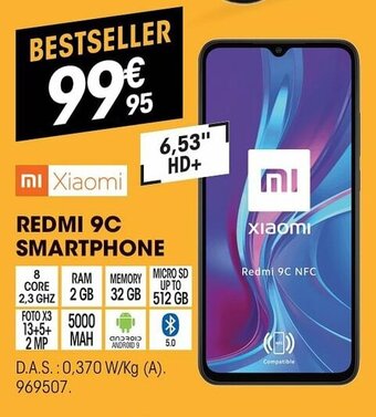 Electro Depot Redmi 9c smartphone aanbieding
