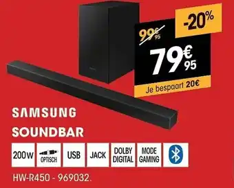Electro Depot Smasung soundbar aanbieding