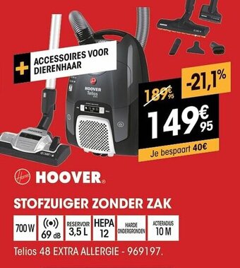 Electro Depot Stofzuiger zonder zak aanbieding