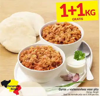 Intermarché Gyros of varkensvless voor pita aanbieding