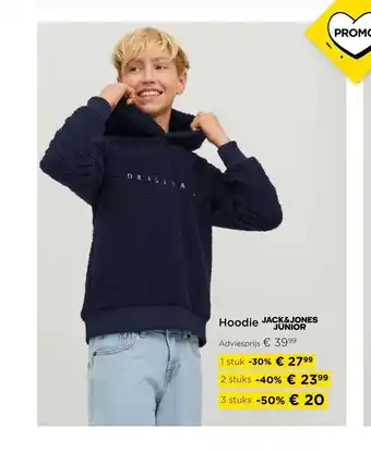 Hoodie Jack&Jones Junior 1 stuk
