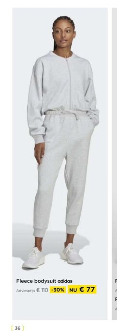 Molecule Fleece bodysuit adidas aanbieding