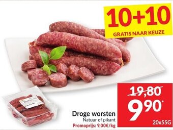 Droge worsten 20x55g