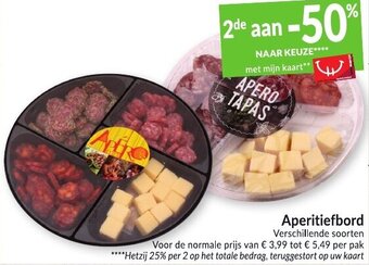 Intermarché Aperitiefbord verschillende soorten aanbieding