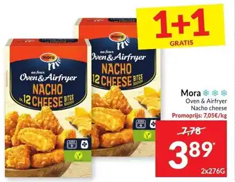 Intermarché Mora oven & airfryer nacho cheese 2x276g aanbieding