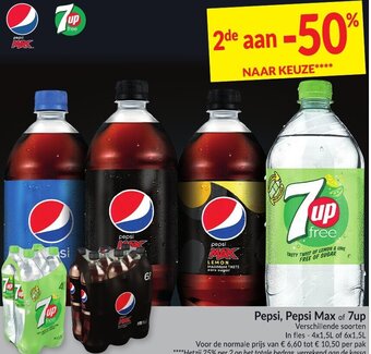 Intermarché Pepsi, pepsi max of 7up aanbieding