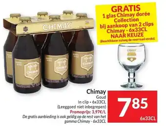 Intermarché Chimay goud 6x33cl aanbieding