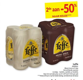 Intermarché Leffe abdijbier aanbieding