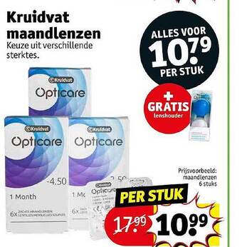 Kruidvat Kruidvat maandlenzen aanbieding