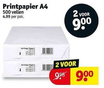 Kruidvat Printpapier a4 aanbieding
