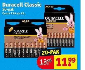 Kruidvat Duracell classic aanbieding